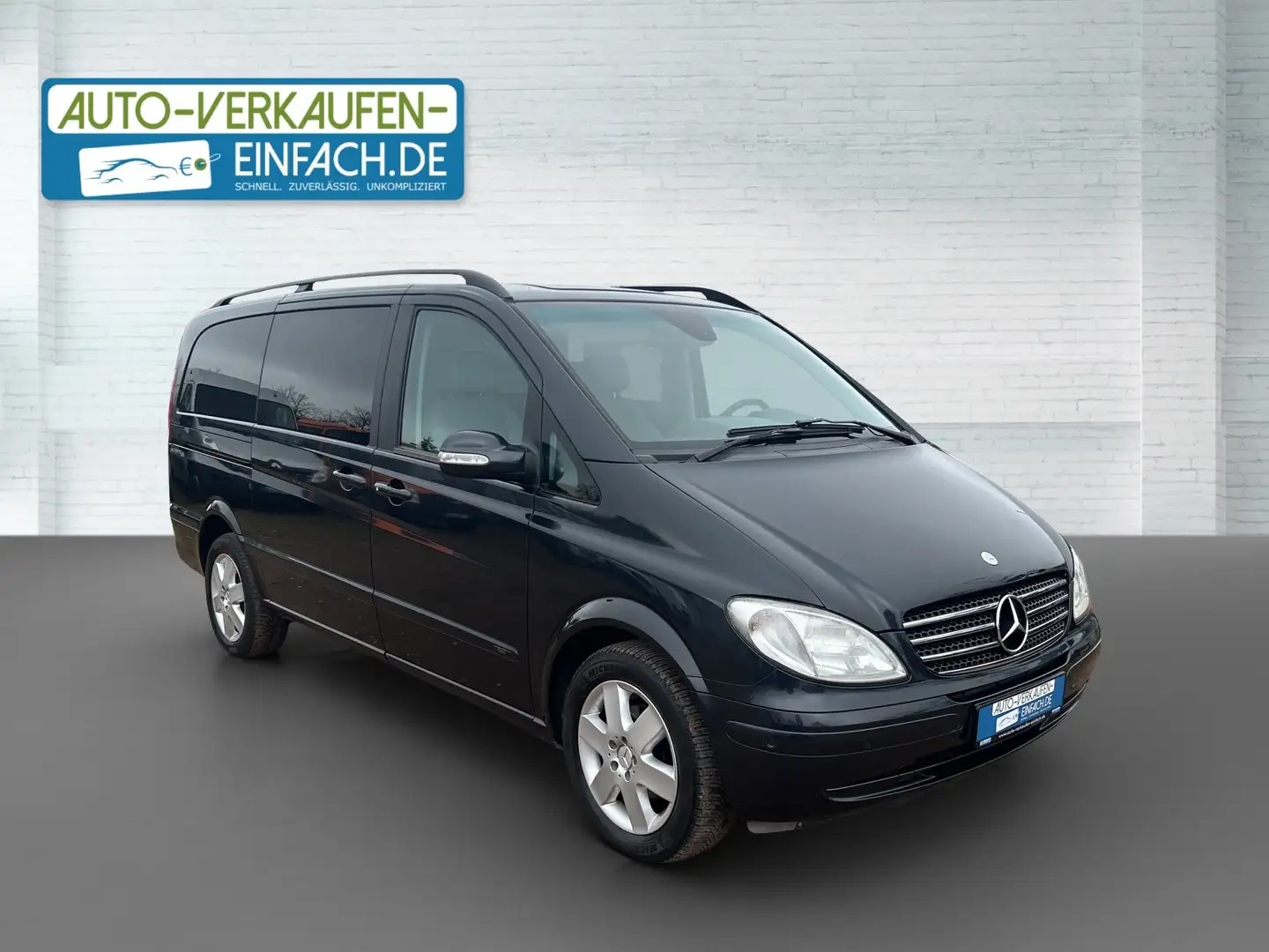 Mercedes-Benz Viano 2.2 CDI Lang,Pano,7Sitze,PDC,KlimaTÜV,Service Negro - 1
