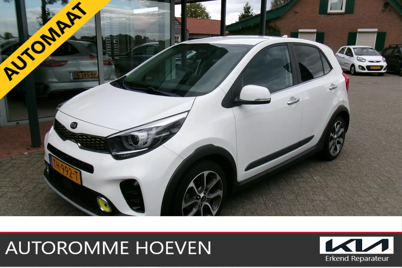 Kia Picanto 1.0 Turbo 100pk 5-zits X-Line Luxe 11.000km Org. N Wit - 1