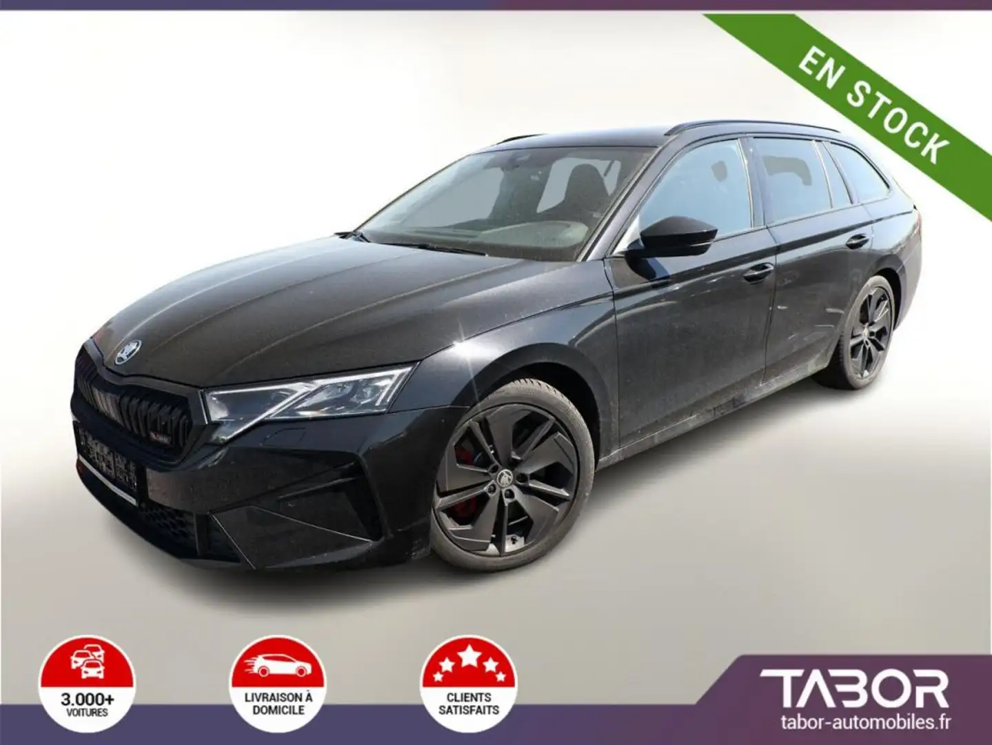 Skoda Octavia Combi TSI 265 DSG RS Matrix GPS Noir - 1