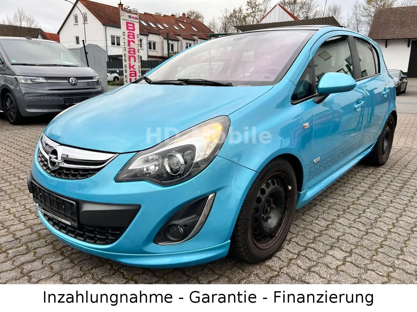 Opel Corsa D Innovation OPC Line, Pano, Navi, PDC Albastru - 1
