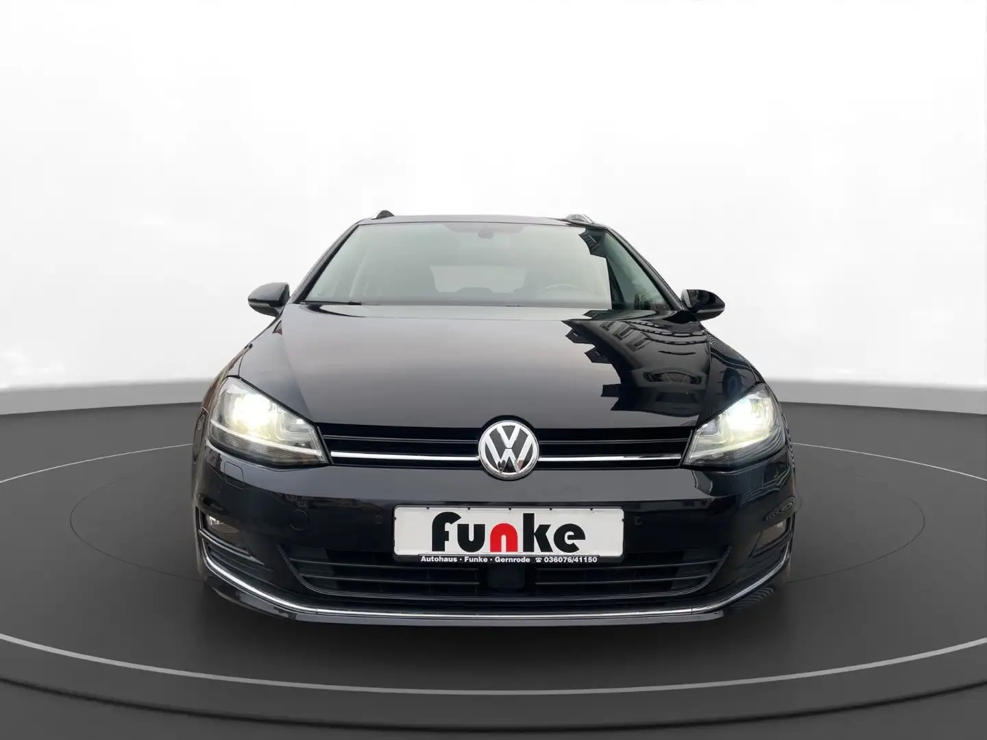 Volkswagen Golf VII Variant Lounge 1.6TDI* NAVI**AHK**SHZ* Nero - 2