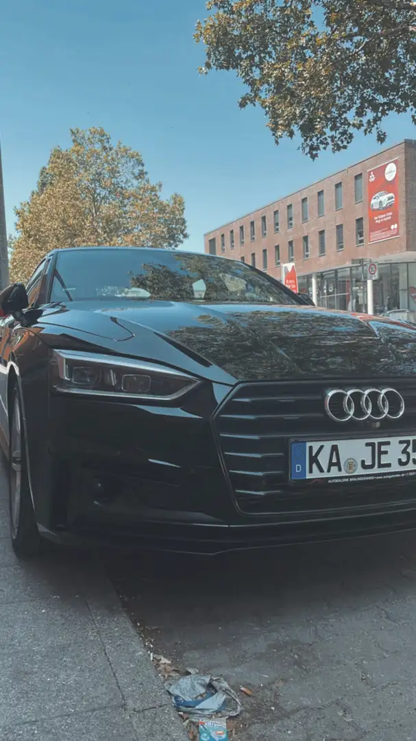 Audi A5 g-tron sportsback 2.0 TFSI SCHECKHEFTGEPFLÄGT Fekete - 1