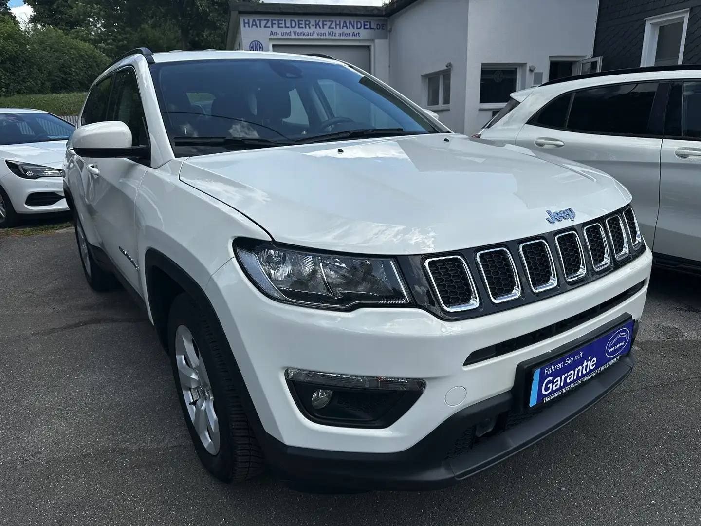 Jeep Compass Longitude FWD*NUR 57tkm*Keyless*AHK* Weiß - 1