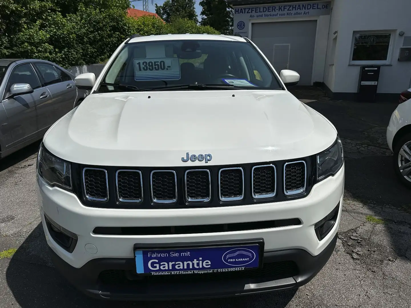 Jeep Compass Longitude FWD*NUR 57tkm*Keyless*AHK* Weiß - 2