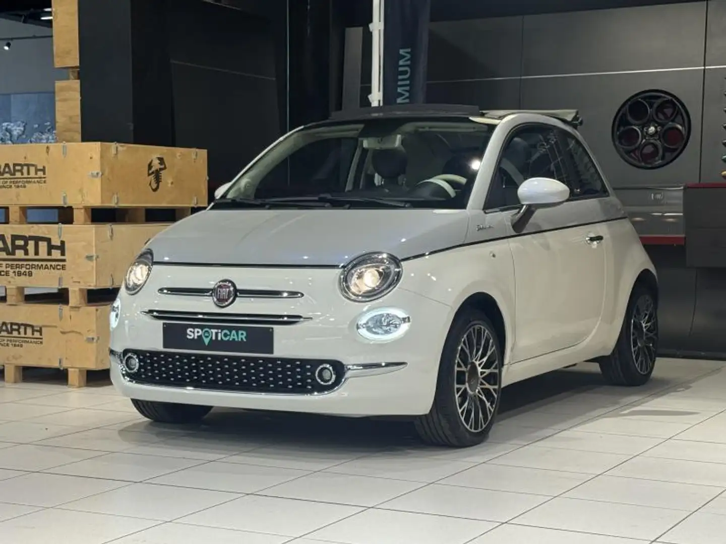 Fiat 500C BI-COLOR DOLCEVITA 500C Blanc - 1