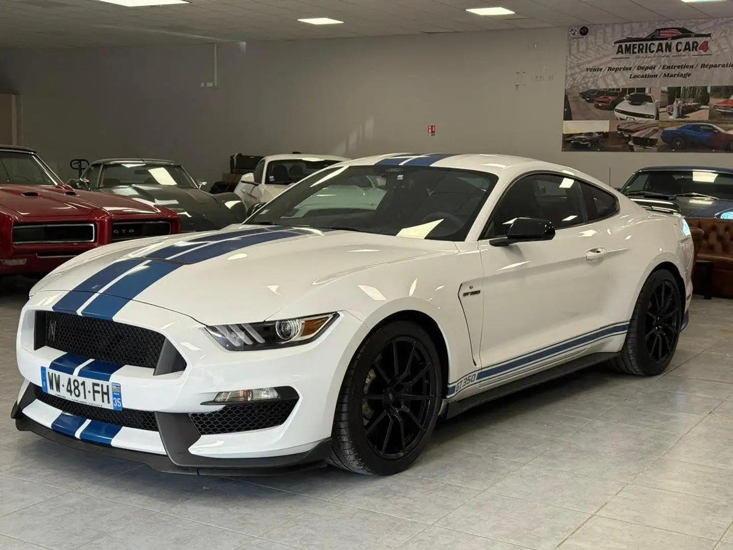 Ford Mustang GT350 TRACK PACK Blanc - 1