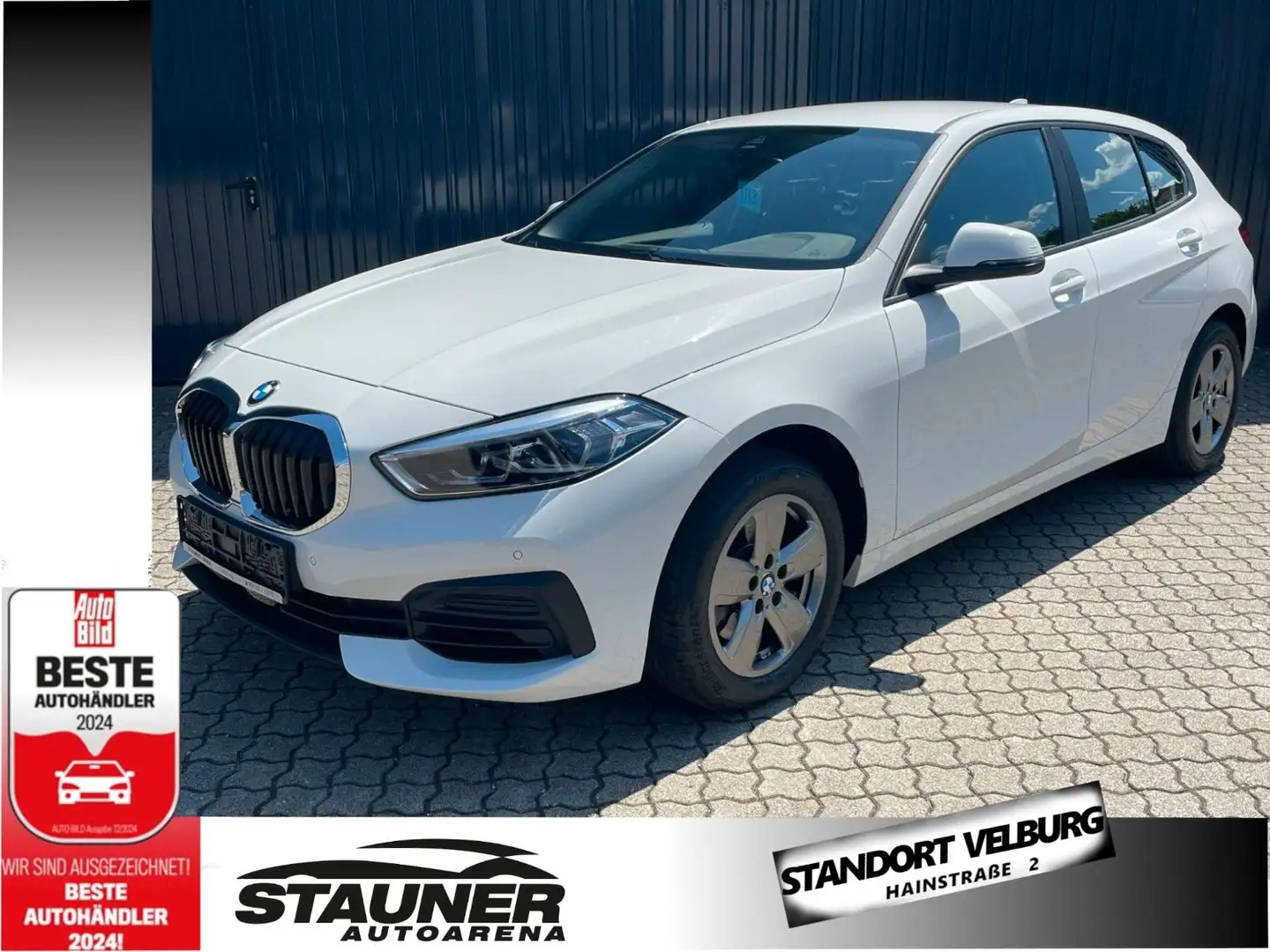 BMW 116 i 5-Türer/ Lenkradheiz/LED/Sitzheiz/Navi Weiß - 1