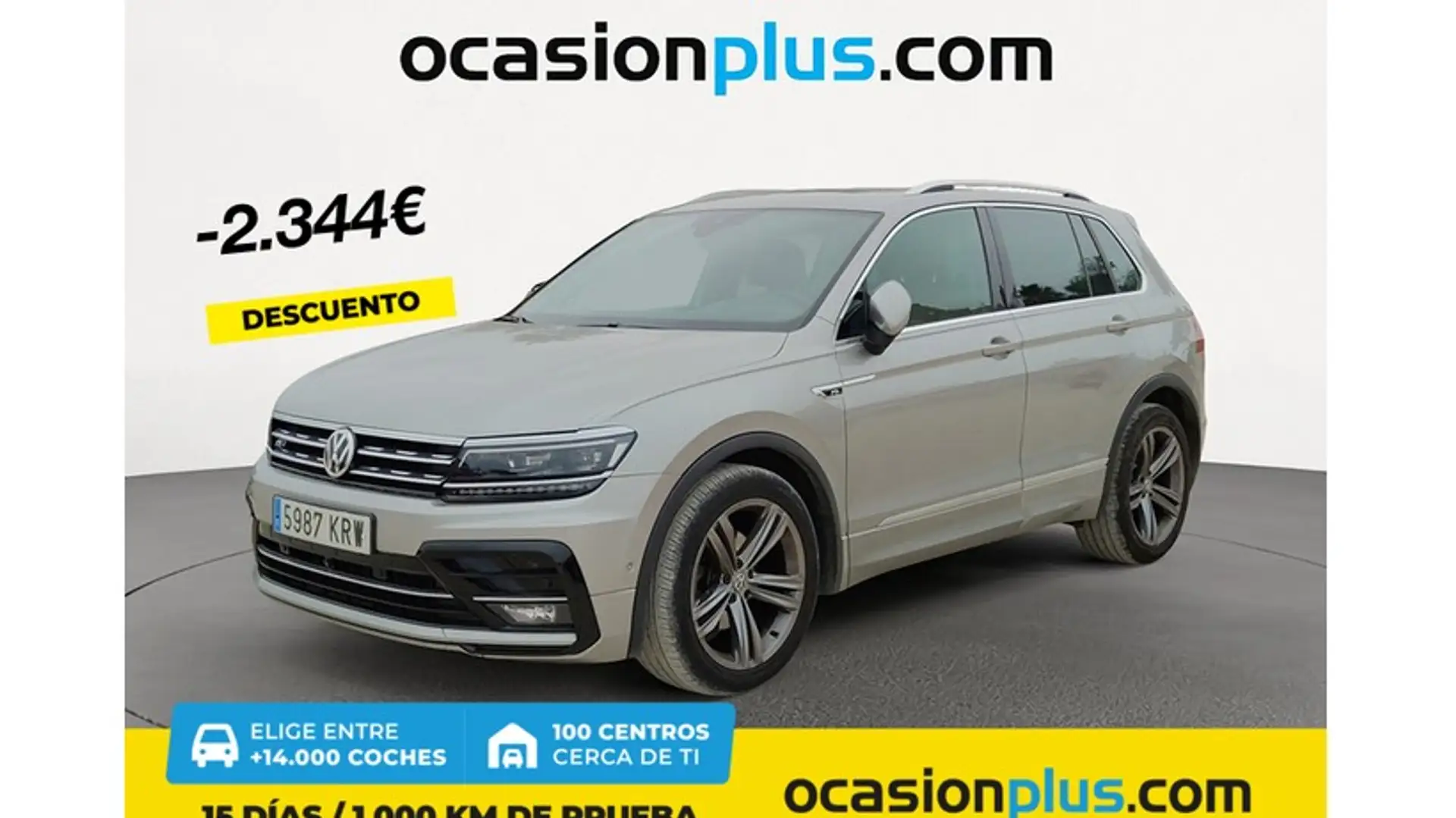 Volkswagen Tiguan 2.0TDI Sport DSG 110kW Plateado - 1