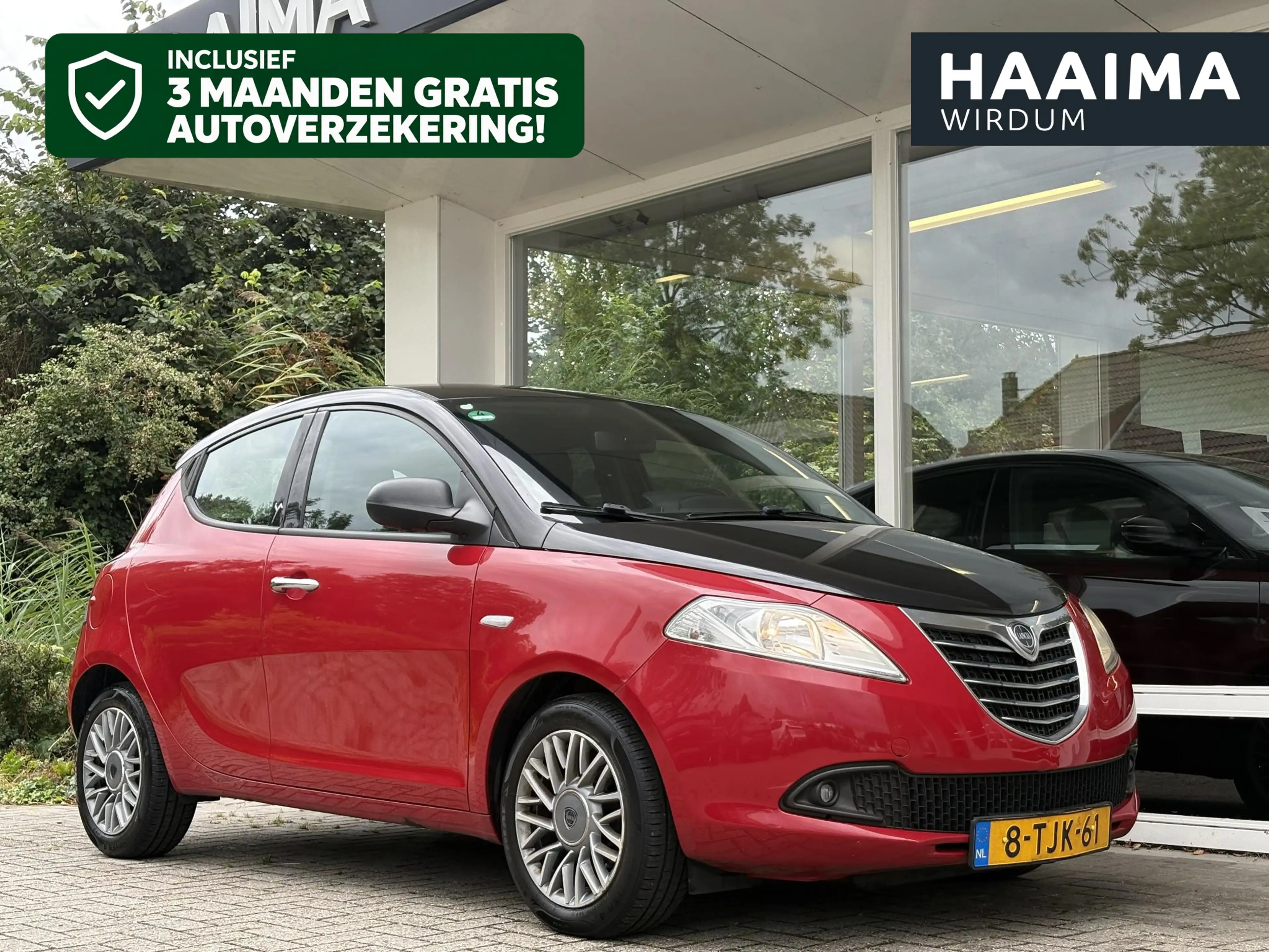 Lancia Ypsilon 0.9 TwinAir Silver Plus | Two Tone | Weinig kilome
