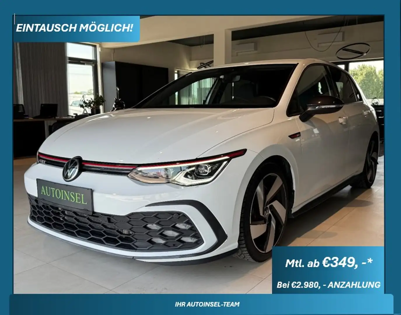 Volkswagen Golf GTI Matrix leasingfähig Blanc - 1