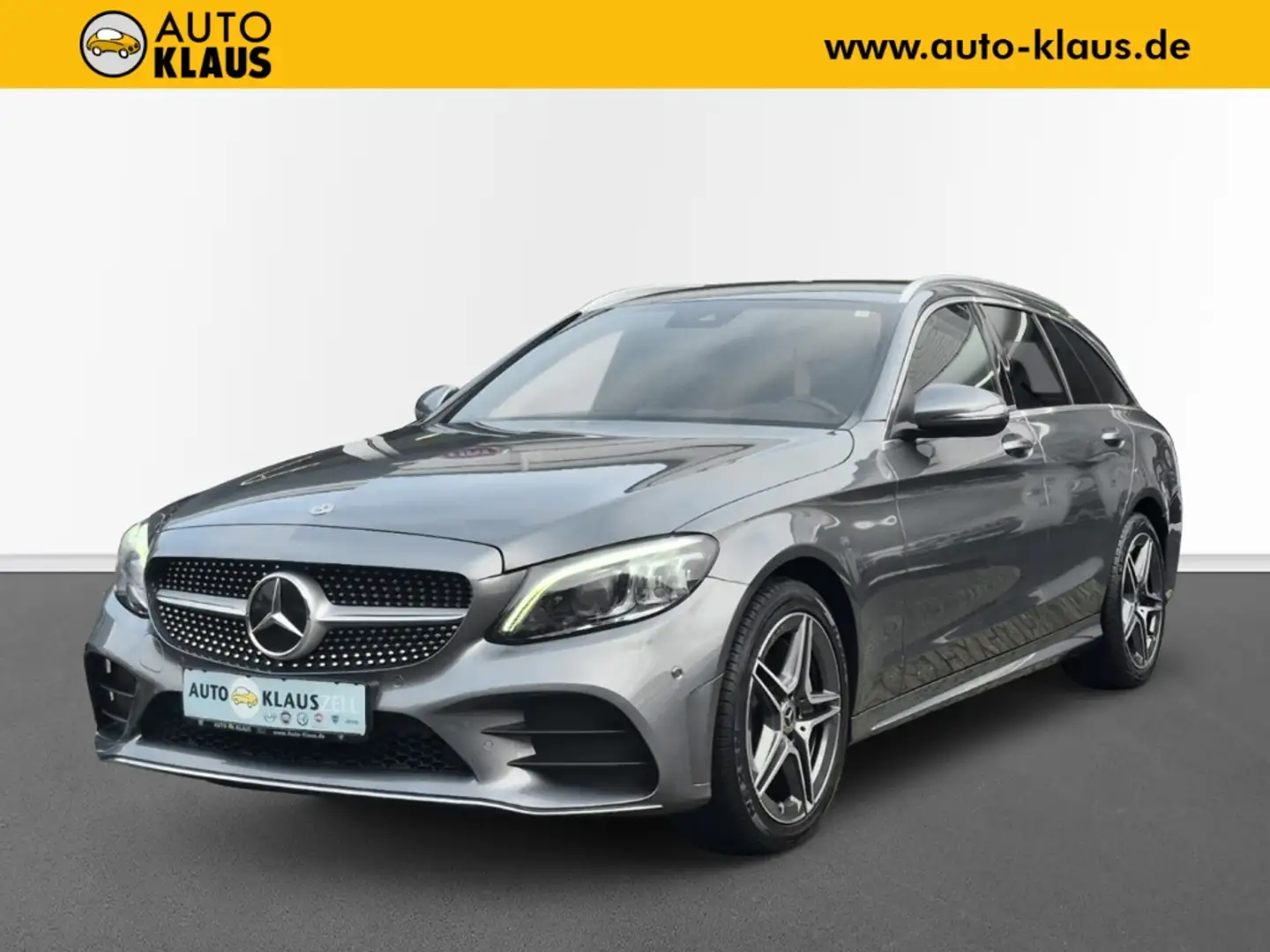 Mercedes-Benz C 400 T 4M AMG Leder Rückfahrk. Navi PDC Tempomat Gris - 1