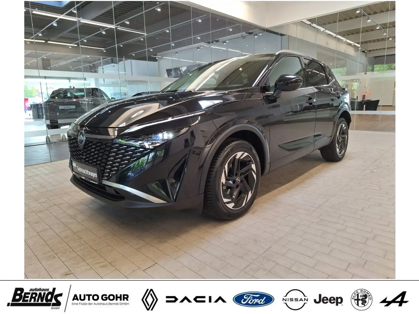 Nissan Qashqai 1.3 DIG-T MHEV Xtronic N-Connecta AUTOMATIK PDC Noir - 1
