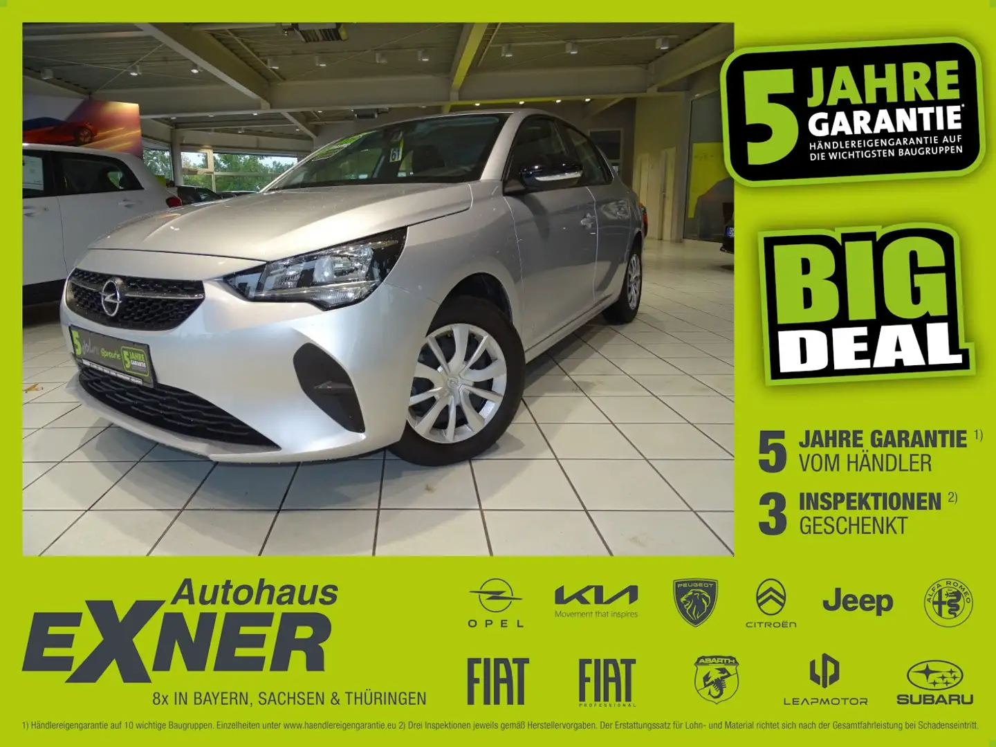 Opel Corsa 1.2 EDITION PDC+Klima+Kollisionswarner Silber - 1