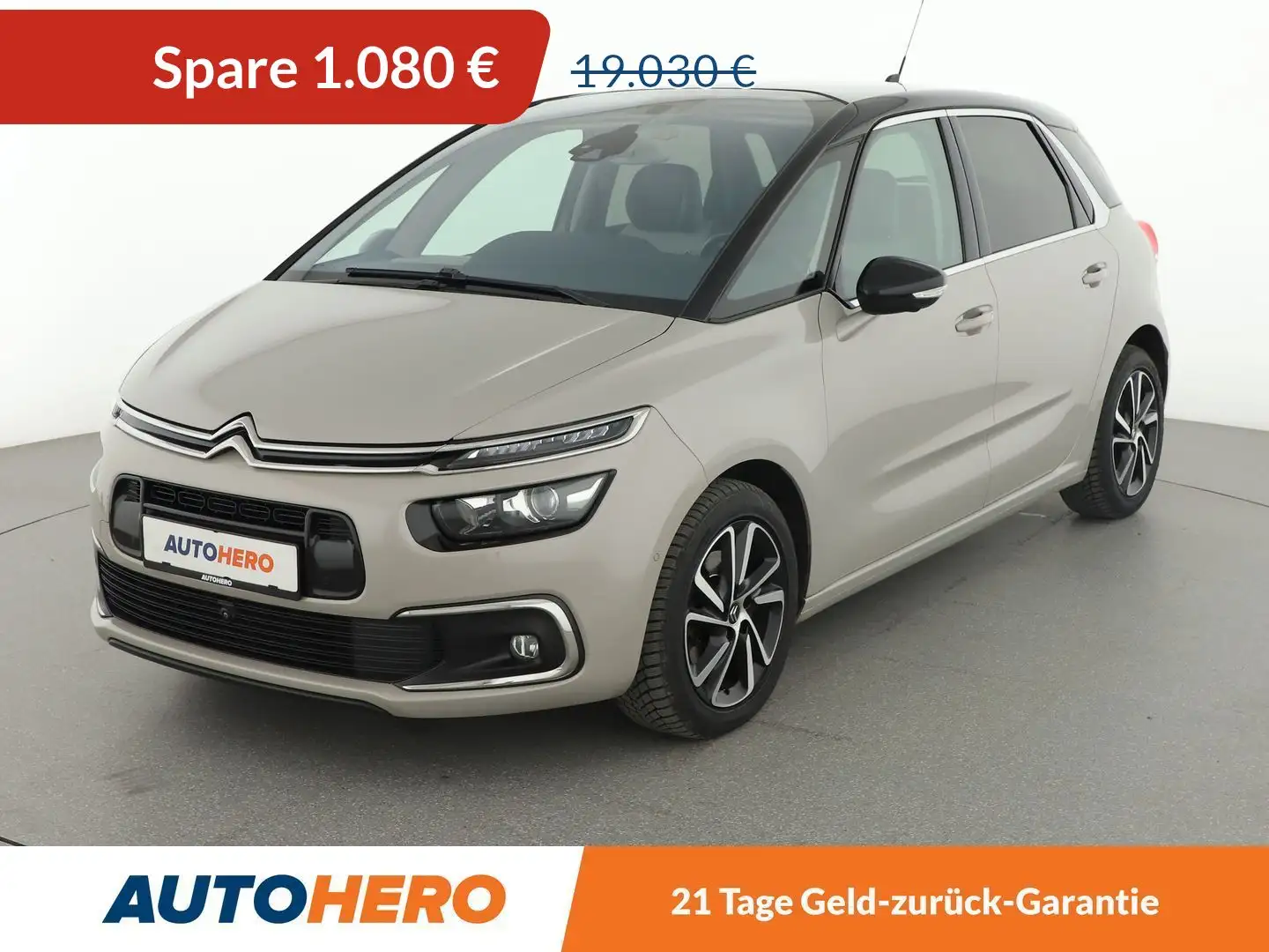 Citroen C4 SpaceTourer 2.0 Blue-HDi Shine *NAVI*ACC*LIM*PDC*ALU* Grau - 1