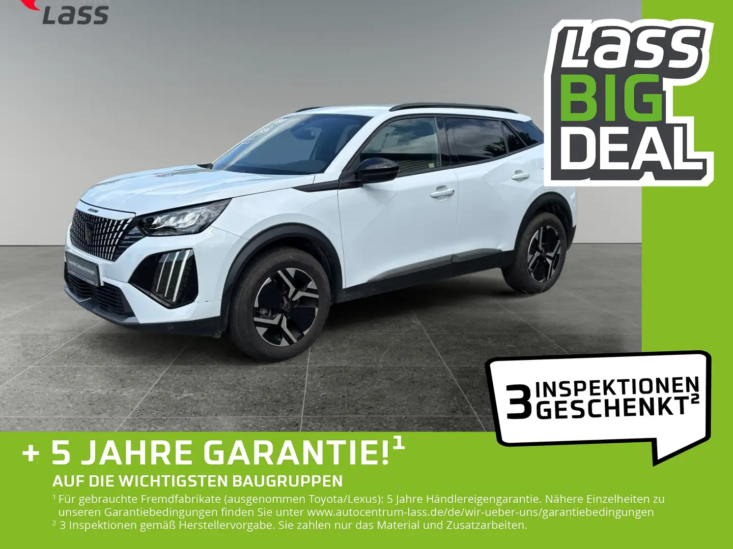 Peugeot 2008 1.2 Purtech 130 Allure Klima Navi DAB Weiß - 1