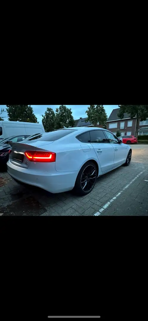 Audi A5 2.0 TDI Sportback S-line quattro 190pk Blanc - 2