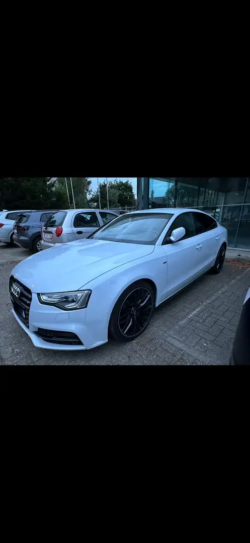 Audi A5 2.0 TDI Sportback S-line quattro 190pk Blanc - 1