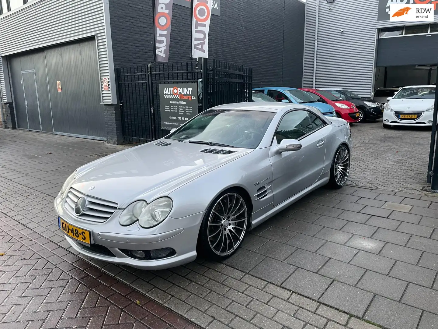 Mercedes-Benz SL 55 AMG Carplay Airco PDC NAP APK Grijs - 1