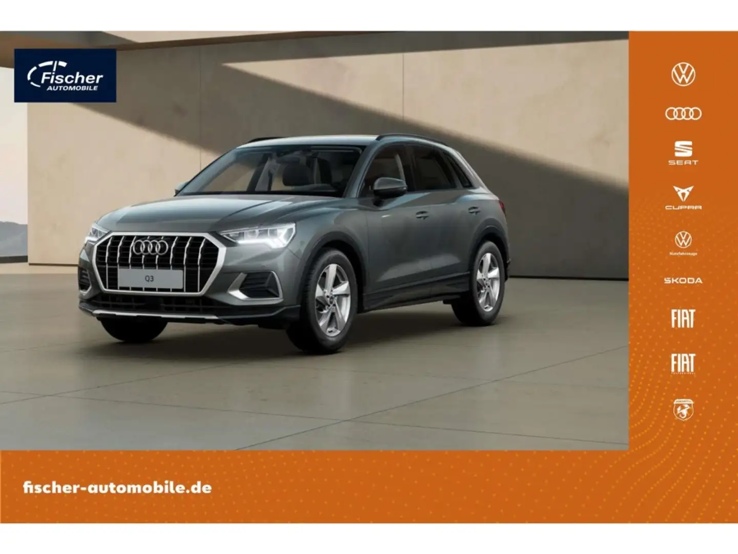 Audi Q3 35 TDI advanced S-Tronic NAV/LED/RFK/AHK-Vorb. Gris - 1