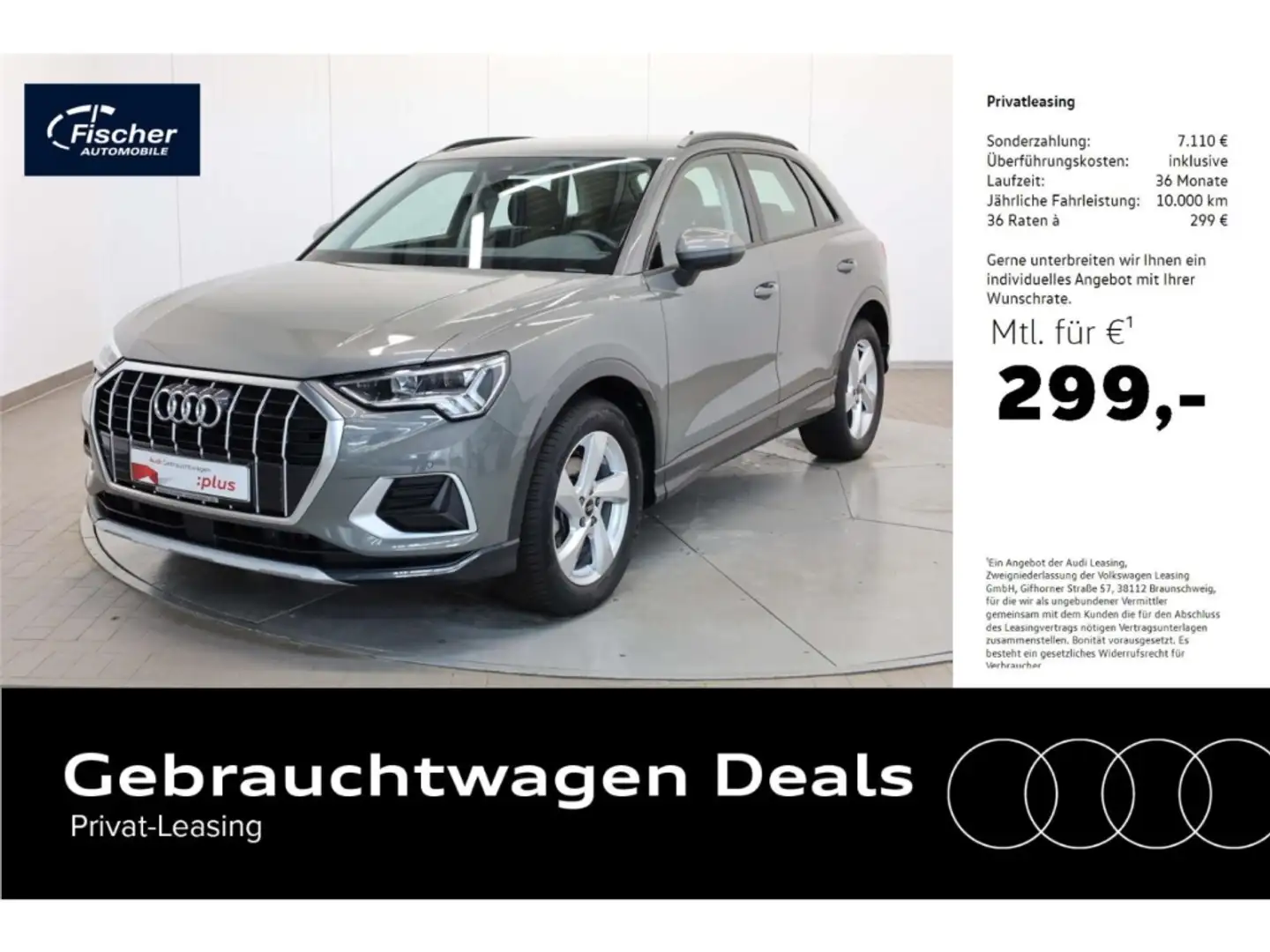 Audi Q3 35 TDI advanced S-Tronic NAV/LED/RFK/Virt./SH Grau - 1