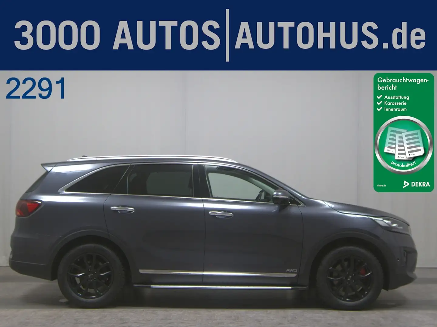 Kia Sorento 2.2 CRDI 4WD Navi LED Pano HuD Grau - 1