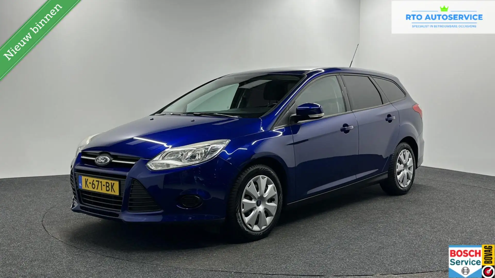 Ford Focus Wagon 1.0 EcoBoost Edition Plus CRUISE TREKHAAK. Blue - 1