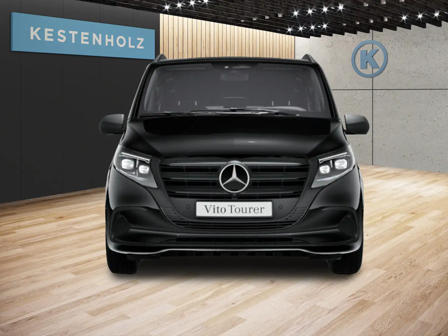 Mercedes-Benz Vito Vito 114 CDI Tourer PRO Lang *AHK*KAM*SHZ*LED* Zwart - 2