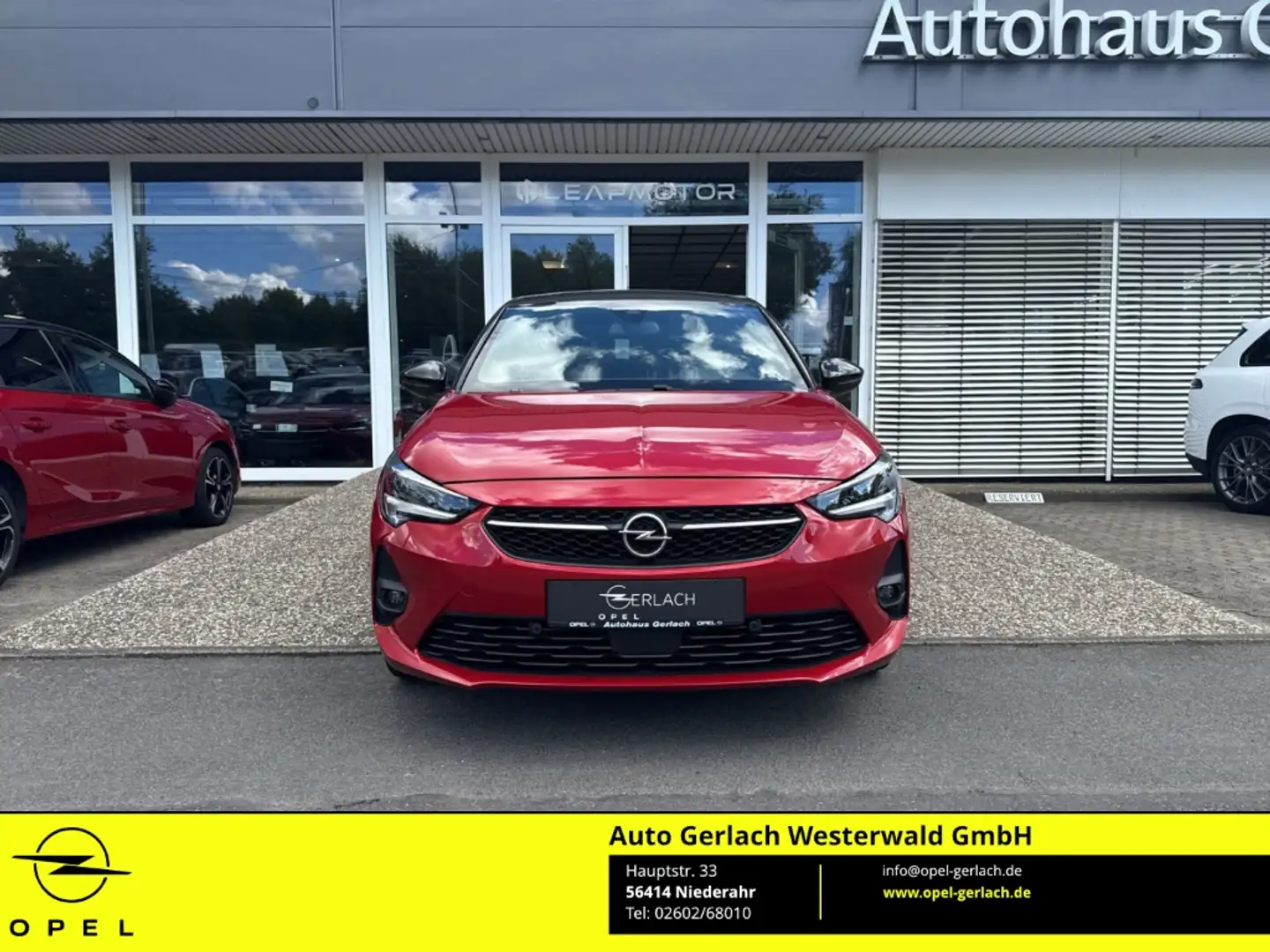 Opel Corsa F e Ultimate Navi Leder Massagesitze LED Blendfrei Rot - 2