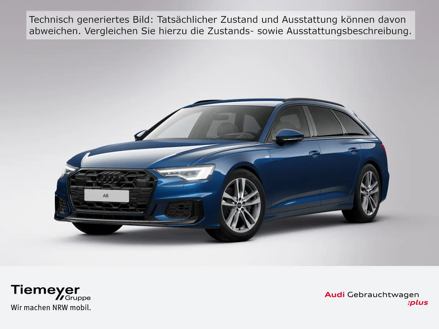 Audi A6 TFSI 2x S LINE LM19 OPTIK-PKT KAMERA Hu Blau - 1