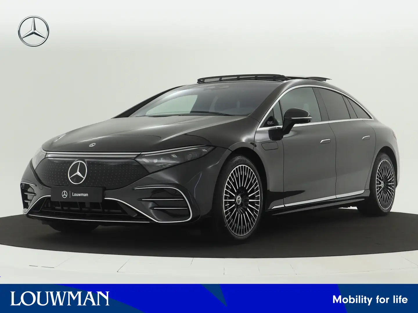 Mercedes-Benz EQS 450 4MATIC AMG Line 108 kWh | Achterasbesturing to Šedá - 1