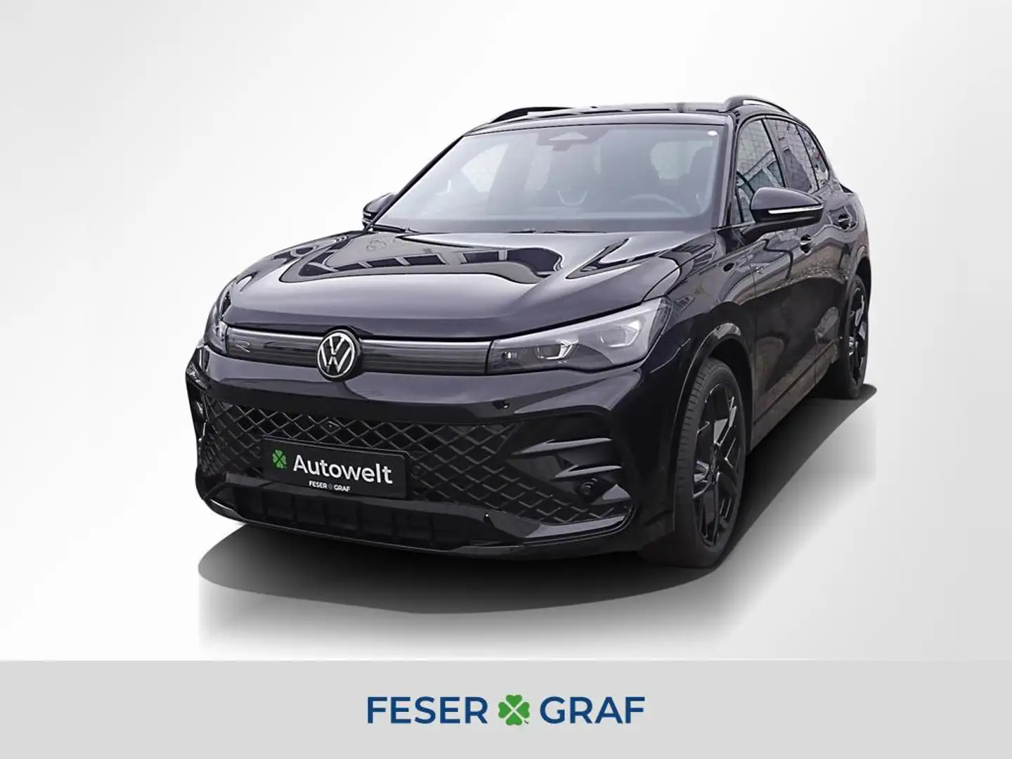 Volkswagen Tiguan R-Line 1.5 eTSI DSG, Navi, LED, Kamera Zwart - 1