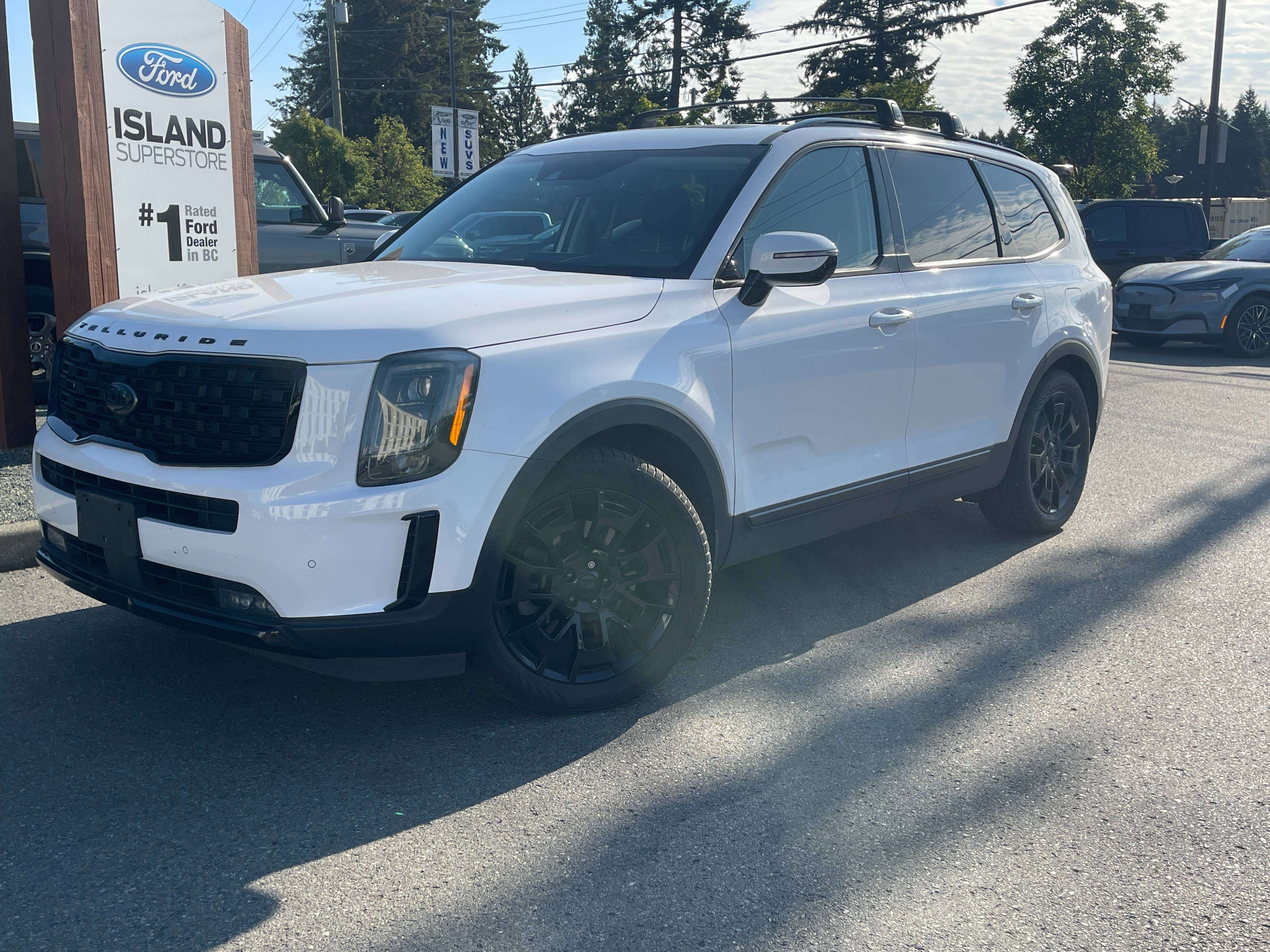 White 2021 Kia Telluride SUV / Crossover All-Wheel Drive Automatic