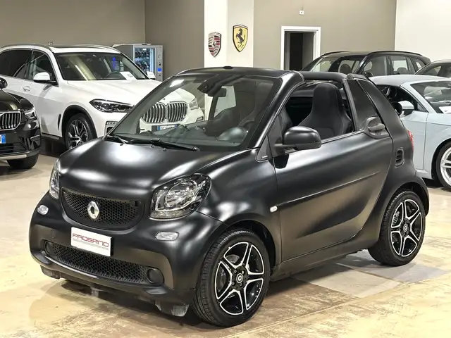 smart forTwo Cabrio 1.0 71cv Passion Twinamic - Nero Opaco