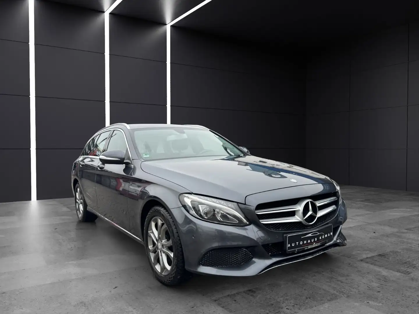 Mercedes-Benz C 180 C180CGI Avantgarde*AUTOM.*PDC*NAVI*AHK*T.LEDER Gris - 2