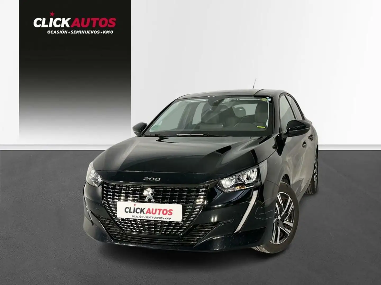 Peugeot 208 1.2 Puretech S&S Allure 100 Zwart - 1