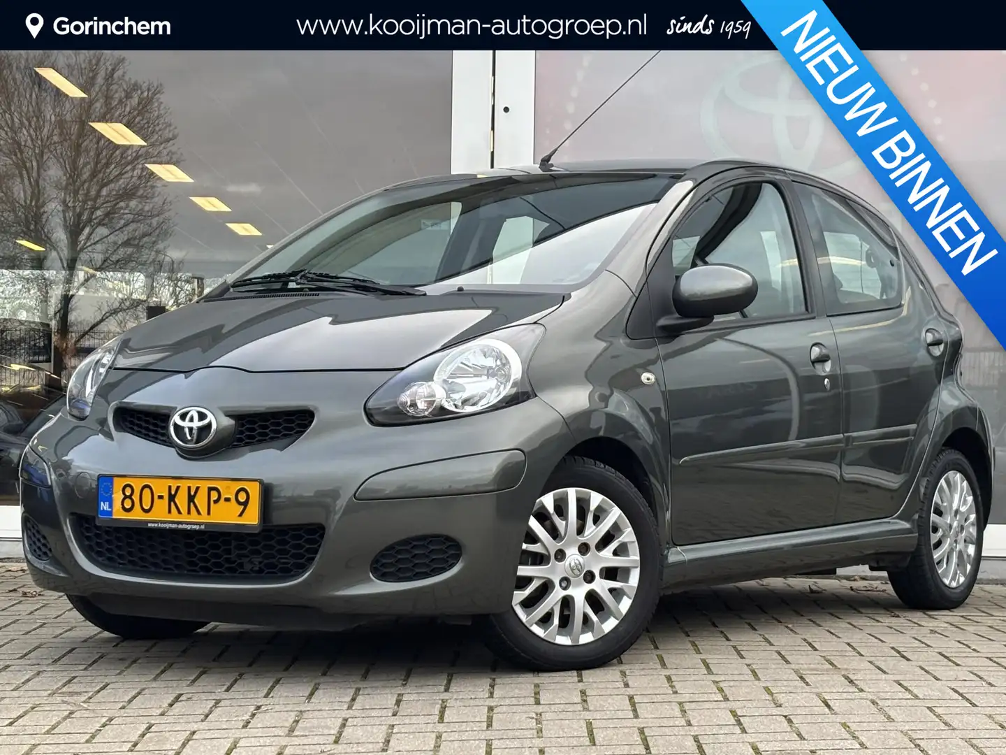 Toyota Aygo 1.0-12V Aspiration Green | Half leder/suede bekled Зелений - 1