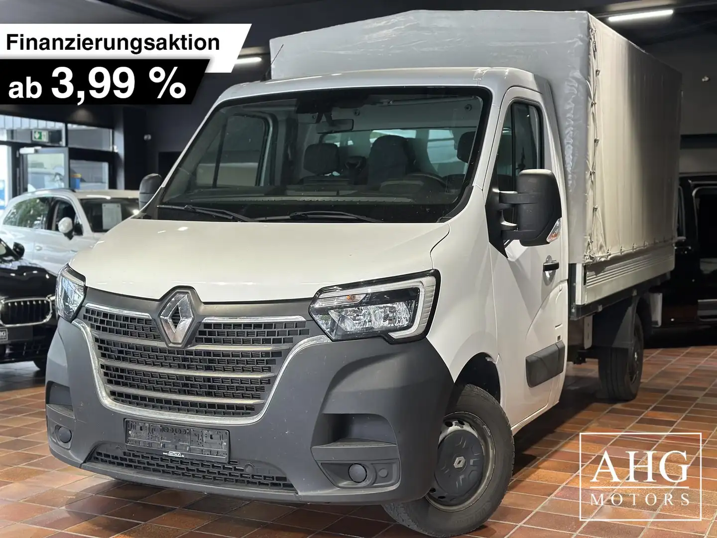 Renault Master 2.3 DCI L2 3,5T KLIMA AHK PRITSCHE-PLANE 1,3T-NUTZ Weiß - 1