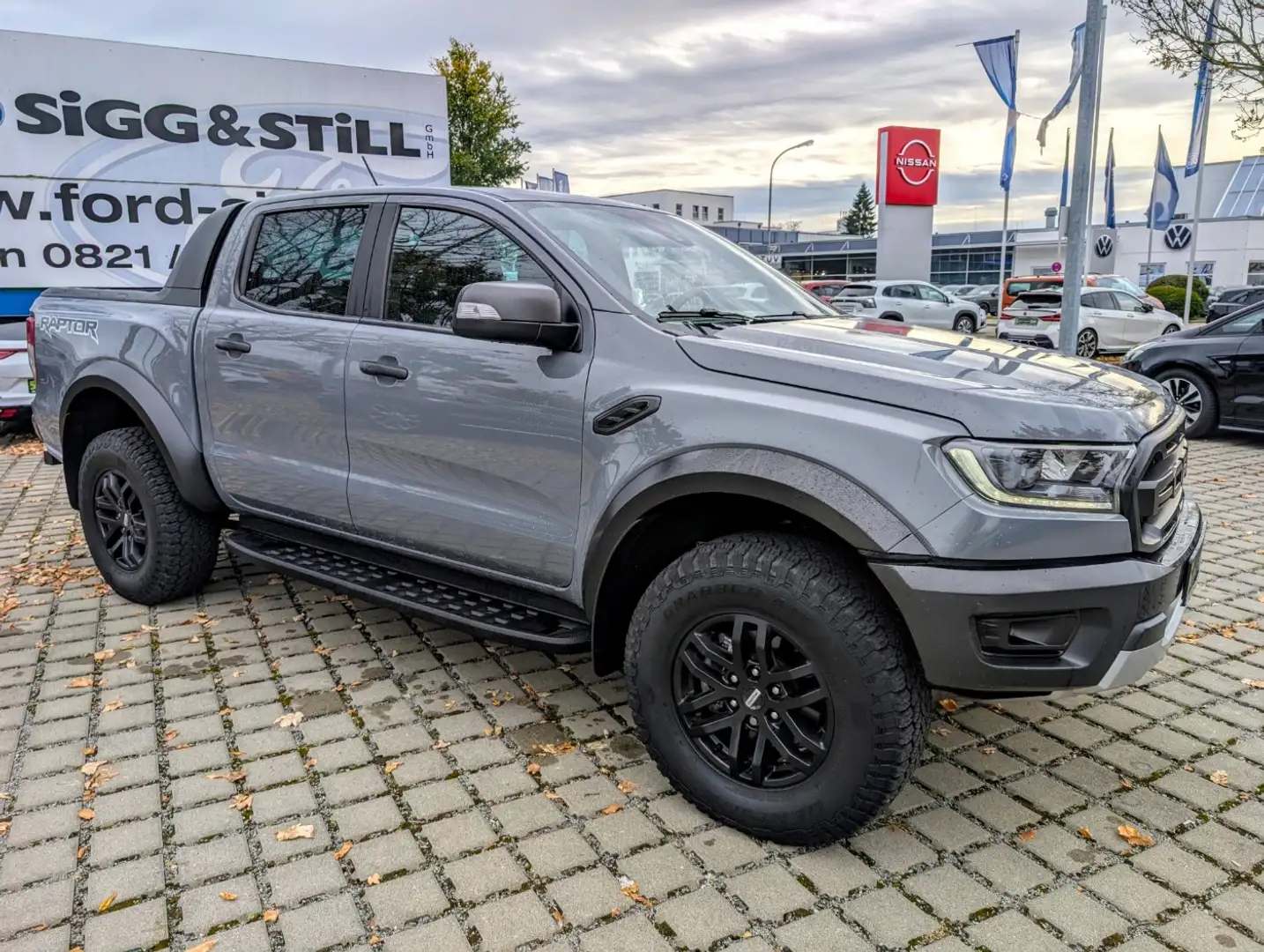 Ford Ranger Raptor DOKA AHK*LED*NAV*STANDH*SHZ*CAM*PDC Gris - 2