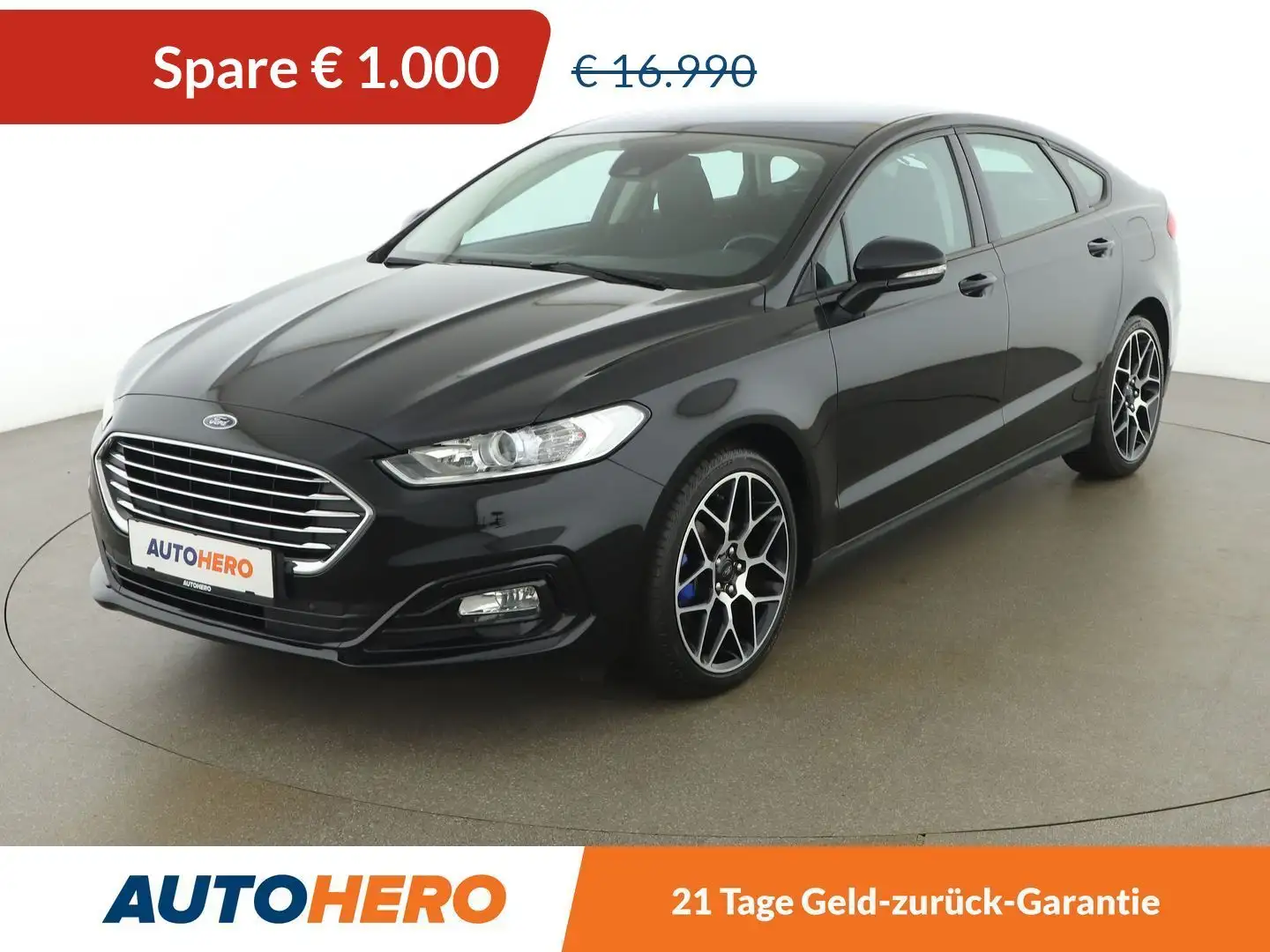 Ford Mondeo 2.0 TDCi EcoBlue Business Edition *NAVI*SPUR*TOT* Schwarz - 1