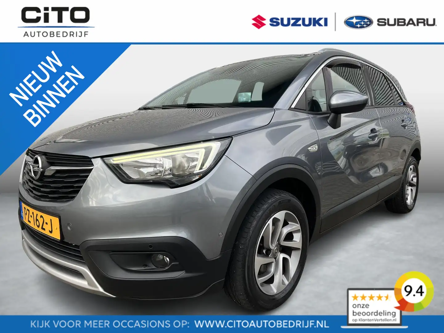 Opel Crossland X 1.2 Turbo Innovation | Apple Carplay & Android Aut Grijs - 1