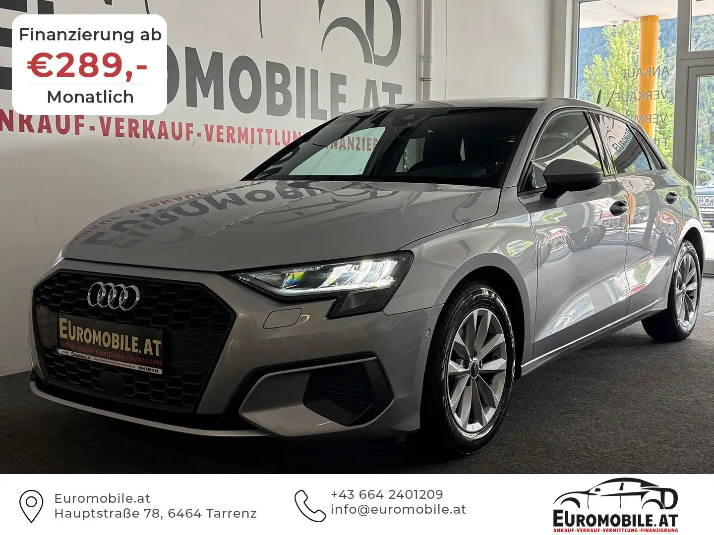Audi A3 35 TDI basis RFK*AMBI-PLUS*MMI*TOTW*ACC*Business-P Silber - 1