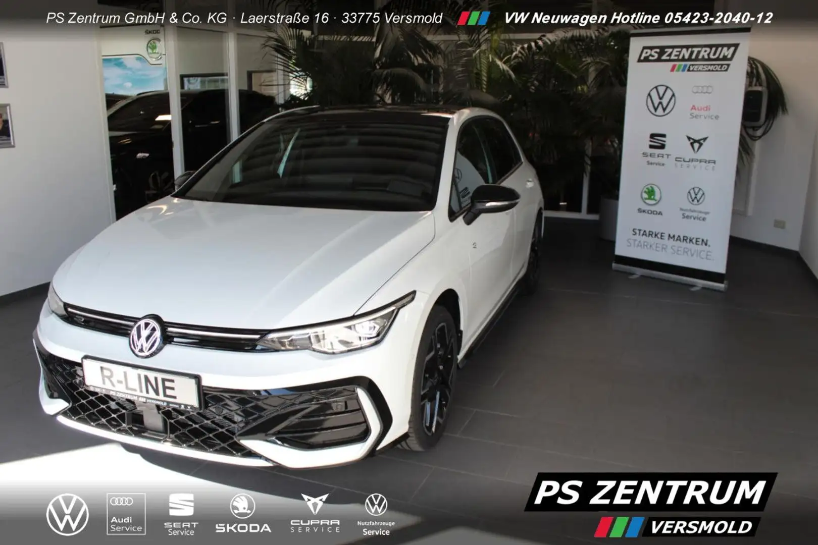 Volkswagen Golf R-Line 1.5 eTSI Black Style Bluetooth Navi Weiß - 2