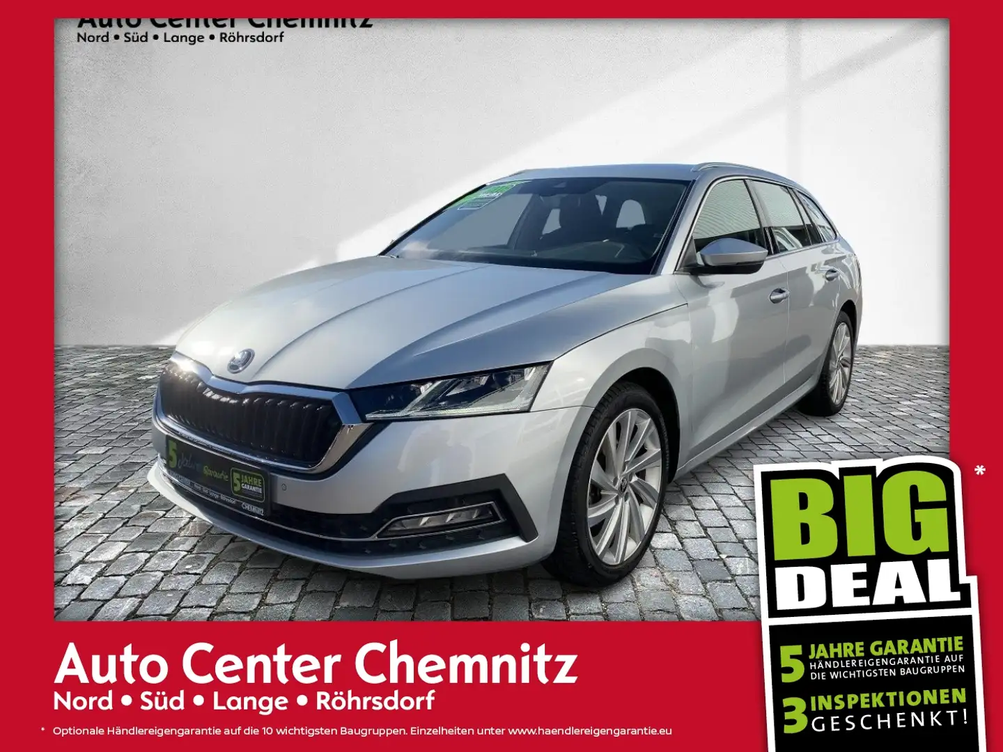 Skoda Octavia 1.5TSI Style Plus Matrix/Navi/SHZ/Kamera Argento - 1