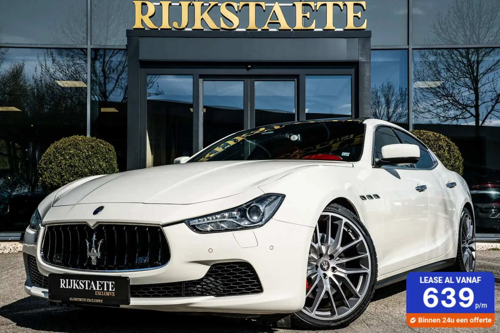 Maserati Ghibli 3.0 S Q4|PANO|H&K|21'|CAMERA|STOELVENTILATIE Fehér - 1