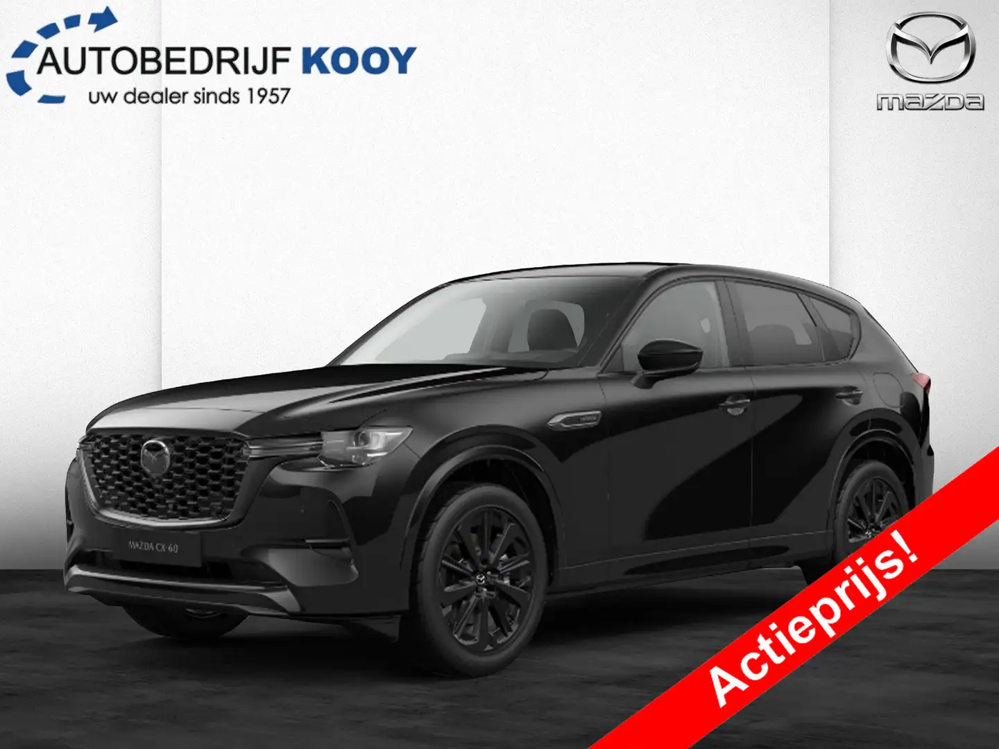 Mazda CX-60 2.5 PHEV Homura Plus Zwart - 1