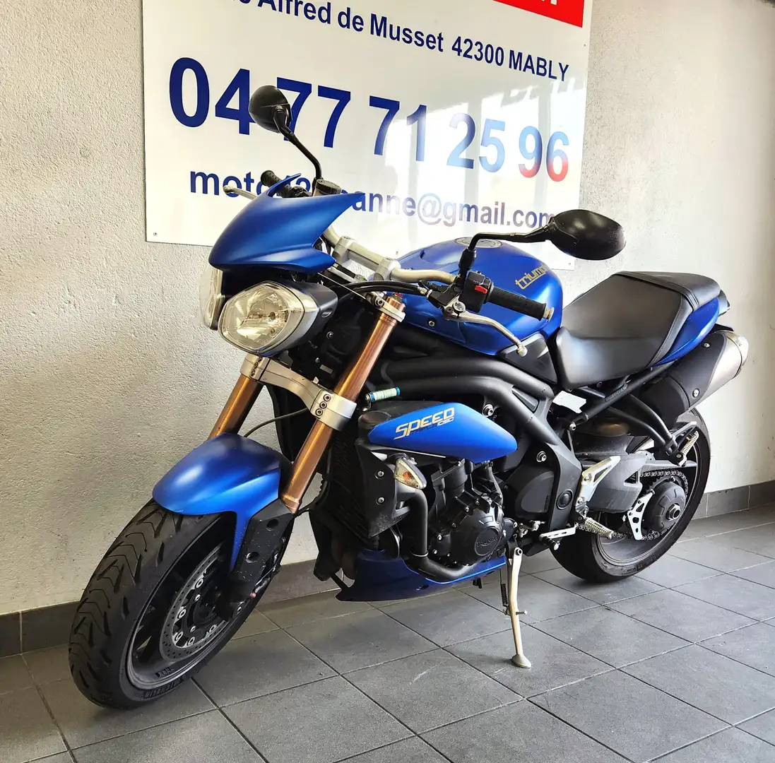 Triumph Speed Triple 1050 Bleu - 2