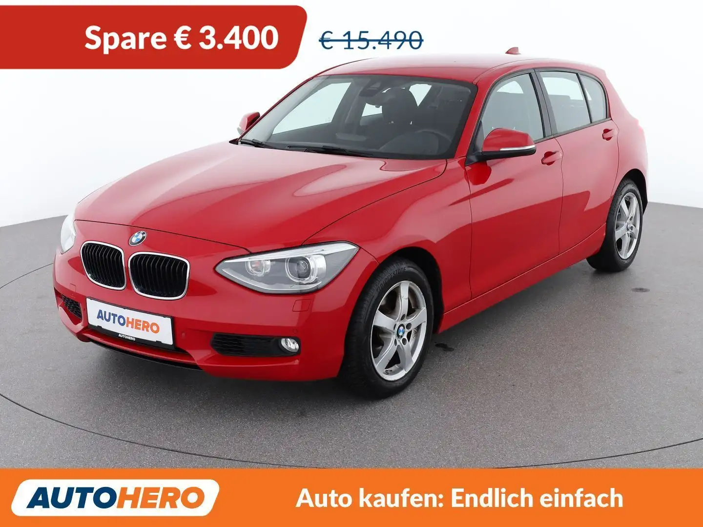 BMW 120 120d xDrive *XENON*TEMPO*NAVI*MEMORY*CAM* Rot - 1