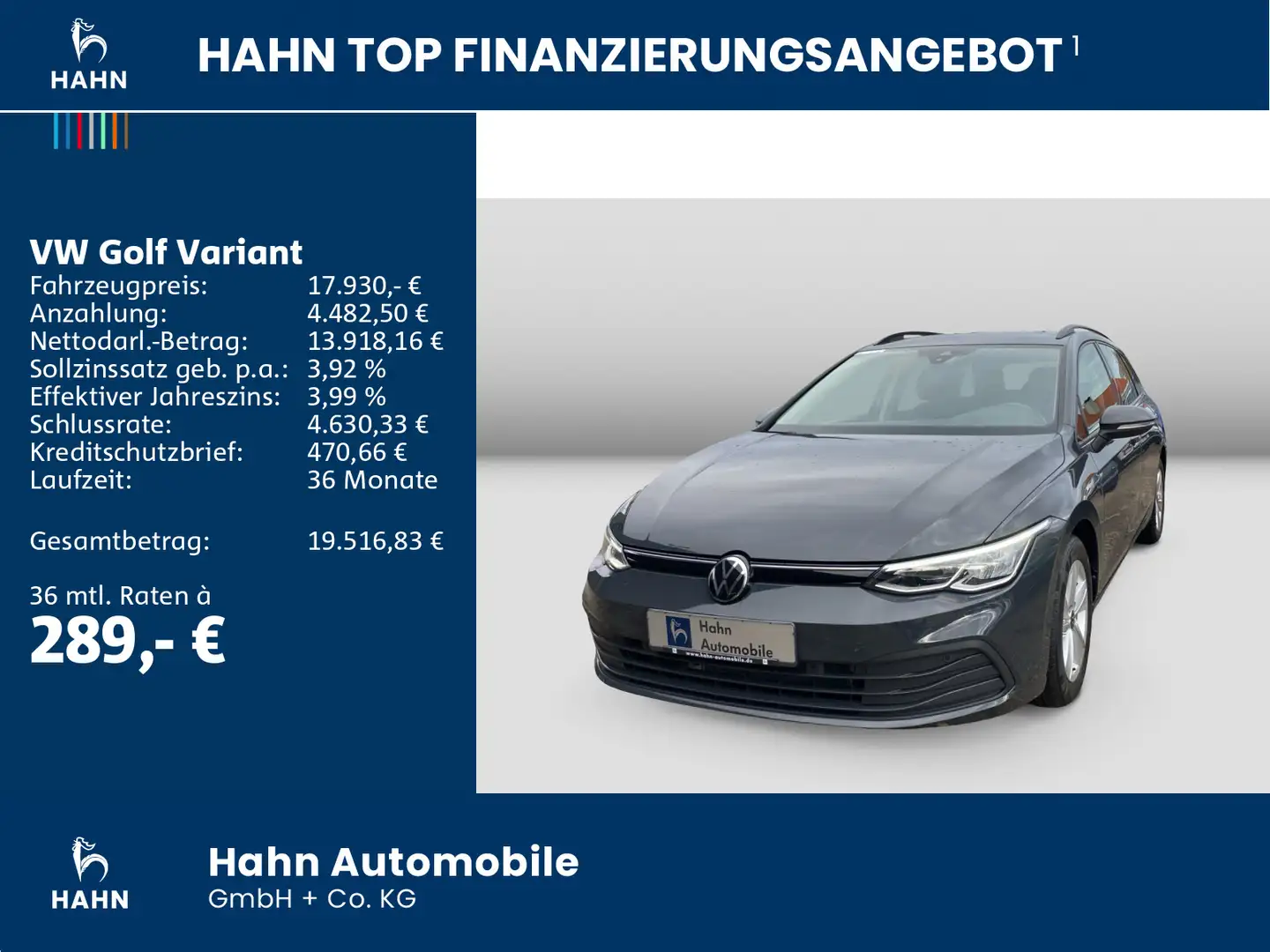 Volkswagen Golf Variant Golf VIII Variant 1.0TSI Life LED Navi ACC APP-C Grau - 2