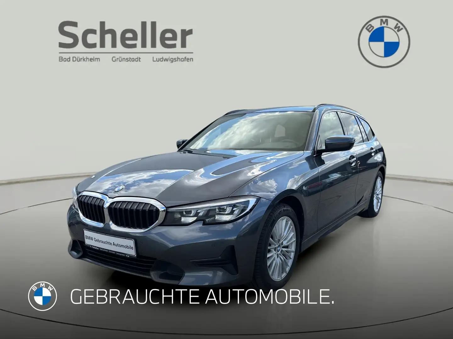BMW 318 d A Sport Line DAB LED WLAN RFK Tempomat Shz Grijs - 1