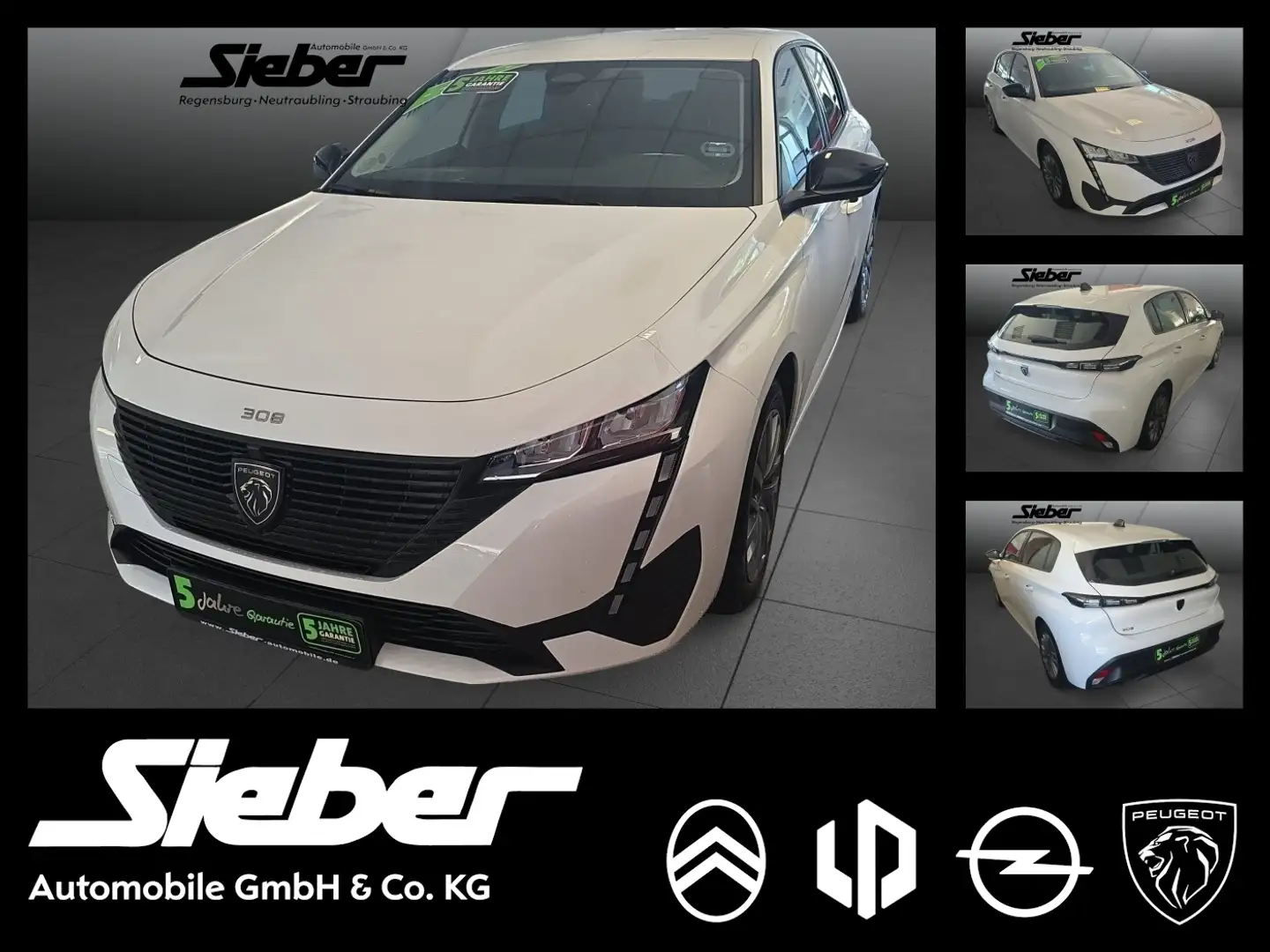 Peugeot 308 1.2 PureTech 110 Active Pack *LED*PDC*Klima* Weiß - 1